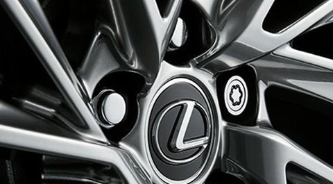 Genuine Lexus Japan 2024-2025 LM Premium Wheel Locks Set (Silver)