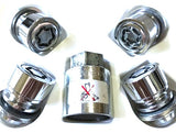 Genuine Lexus Japan 2024-2025 LM Premium Wheel Locks Set (Silver)