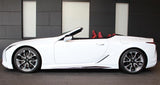 Genuine Lexus Japan 2018-2025 LC Factory Painted Side Skirts with Chrome Garnish