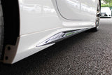 Genuine Lexus Japan 2018-2025 LC Factory Painted Side Skirts with Chrome Garnish