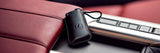 Genuine Lexus Black Leather Smart Access Key Glove (Black Loop / Black Stitching)