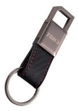 TOM'S JAPAN Carbon Pattern Premium Leather Key Holder