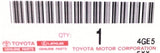 Genuine Lexus Quick Charge Cable Package