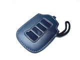 Genuine Lexus F-Sport Black Leather Smart Access Key Glove (Black Loop / Silver Stitching)