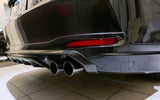 TRD JAPAN 2022-2025 Lexus ES Factory Painted Rear Diffuser and Dual Exhaust System