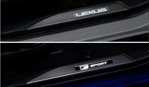 Genuine Lexus Japan 2022-2025 NX Illuminated Door Scuff Plate Set