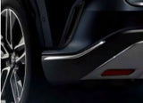 Genuine Lexus Japan 2023-2025 RX Rear Bumper Lower Chrome Garnish Set