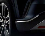 Genuine Lexus Japan 2023-2025 RX Rear Bumper Lower Chrome Garnish Set