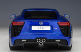 Lexus LFA 1/18 Scale Diecast Model Car (Blue)