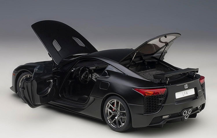 Lexus LFA 1/18 Scale Diecast Model Car (Matte Black