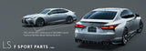 TRD JAPAN 2021-2025 Lexus LS 500/500h F-Sport Factory Painted Front Lip Spoiler Kit