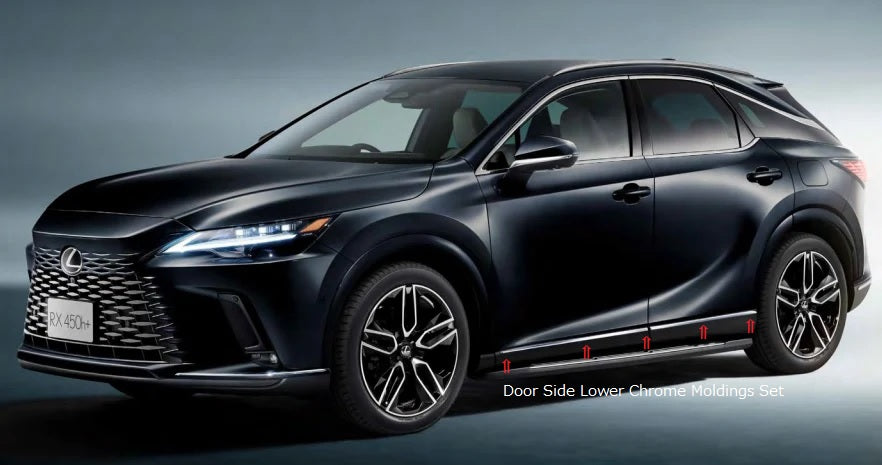 Genuine Lexus Japan 2023-2025 RX Door Side Lower Chrome Moldings