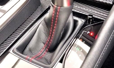 Genuine Lexus Japan 2020 GS F-Sport Shift Knob Boot Cover (Red Stitching)