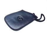 Genuine Lexus Black Leather Smart Access Key Glove (Black Loop / Red Stitching)