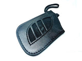 Genuine Lexus Black Leather Smart Access Key Glove (Black Loop / Black Stitching)
