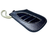 Genuine Lexus Black Leather Smart Access Key Glove (Gold Loop / Gold Stitching)