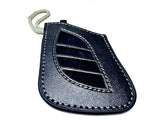 Genuine Lexus Black Leather Smart Access Key Glove (Gold Loop / Gold Stitching)