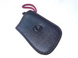 Genuine Lexus Black Leather Smart Access Key Glove (Red Loop / Red Stitching)