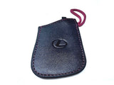 Genuine Lexus Black Leather Smart Access Key Glove (Red Loop / Red Stitching)