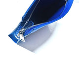Lexus Blue Leather Clutch Handbag