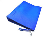 Lexus Blue Leather Clutch Handbag