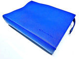 Lexus Blue Leather Clutch Handbag