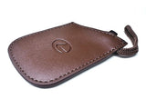Genuine Lexus Brown Leather Smart Access Key Glove (Brown Loop / Brown Stitching)
