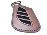 Genuine Lexus Brown Leather Smart Access Key Glove (Brown Loop / Brown Stitching)