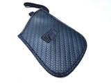 Genuine Lexus F-Sport Carbon Leather Smart Access Key Glove (Black Loop / Black Stitching)