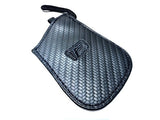 Genuine Lexus F-Sport Carbon Leather Smart Access Key Glove (Black Loop / Black Stitching)