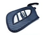 Genuine Lexus F-Sport Carbon Leather Smart Access Key Glove (Black Loop / Black Stitching)
