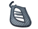 Genuine Lexus F-Sport Carbon Leather Smart Access Key Glove (Black Loop / Black Stitching)