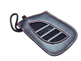 Genuine Lexus F-Sport Black Leather Smart Access Key Glove (Black Loop / Red Stitching)