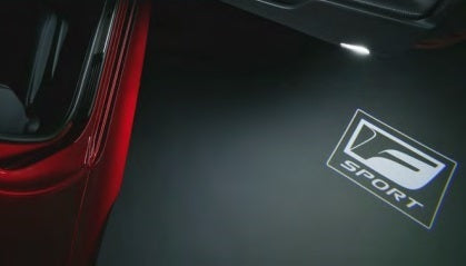 Genuine Lexus Japan 2015-2025 RC F SPORT LED Door Courtesy Projection Lamp Unit Set (SET OF 2)