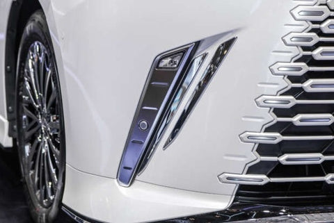 Genuine Lexus Japan 2024-2025 LM Front Corner Signature Chrome Garnish Set (Set of 4)