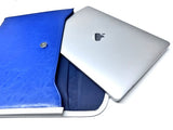 Lexus Blue Leather Notebook Laptop Sleeve Bag