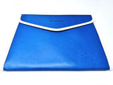 Lexus Blue Leather Notebook Laptop Sleeve Bag