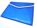 Lexus Blue Leather Notebook Laptop Sleeve Bag