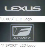 Genuine Lexus Japan 2018-2025 LS LED Door Courtesy Projection Lamp Unit Set (SET OF 4)