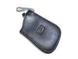 Genuine Lexus F-Sport Black Leather Smart Access Key Glove (Silver Loop / Black Stitching)
