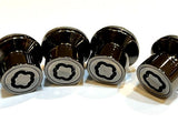 Genuine Lexus Japan 2022-2025 LX Premium Wheel Locks Set (Black Chrome)