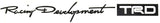 TRD JAPAN Graphic Sticker Decal (Black)