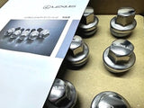 Genuine Lexus Japan 2023-2025 RC Wheel Hub Bolts with Lexus Logo Including Wheel Locks Set