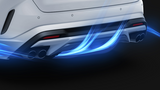TRD JAPAN 2023-2025 Lexus RX F-Sport Factory Painted Rear Skirt with Rear Diffuser