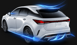 TRD JAPAN 2023-2025 Lexus RX F-Sport Factory Painted Rear Skirt with Rear Diffuser
