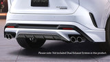 TRD JAPAN 2023-2025 Lexus RX F-Sport Factory Painted Rear Skirt with Rear Diffuser