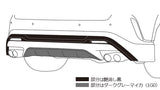 TRD JAPAN 2023-2025 Lexus RX F-Sport Factory Painted Rear Skirt with Rear Diffuser
