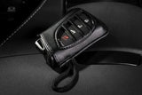 Genuine Lexus F-Sport Black Leather Smart Access Key Glove (Black Loop / Black Stitching)