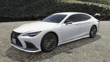 TRD JAPAN 2021-2025 Lexus LS 500/500h F-Sport Factory Painted Front Lip Spoiler Kit