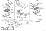 Genuine Lexus Japan 2007-2017 LS Engine Air Filter Set